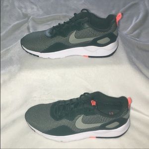Army green Nike sneakers, barely worn